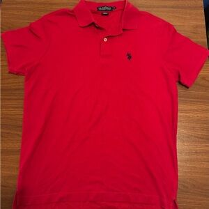 U.S. Polo Assn. Men's Red Polo Shirt